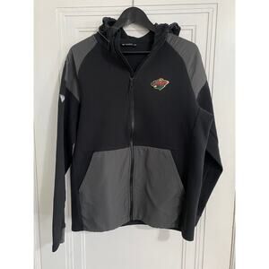 Minnesota Wild Full-Zip Hoodie/Track Jacket Size M